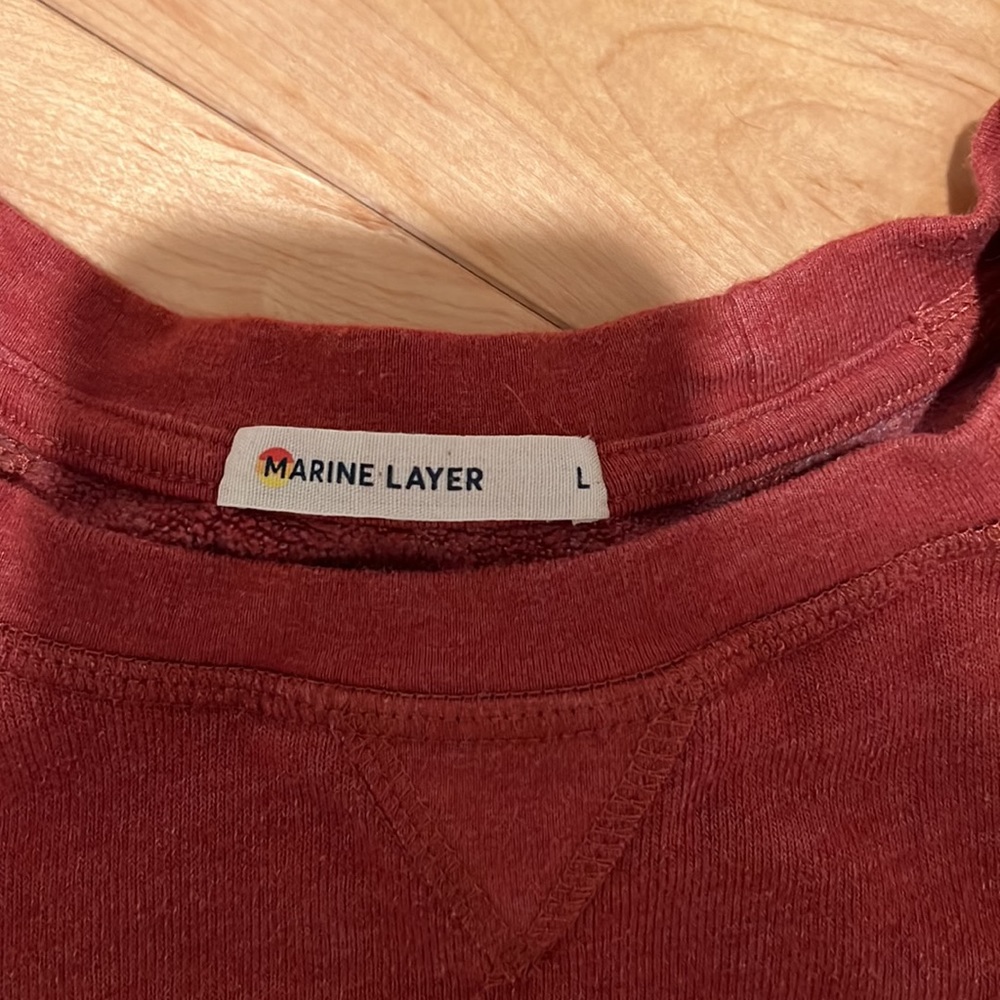 Marine Layer Raglan Sweatshirt - Picture 2 of 3